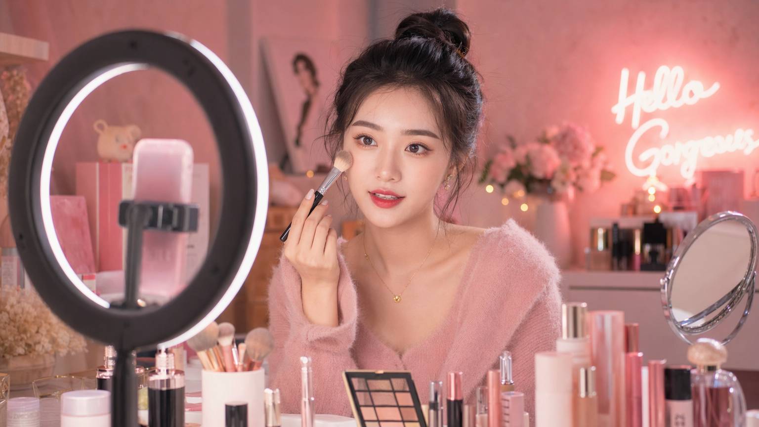 溏心美妆教程视频